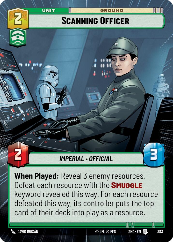 Scanning Officer (383) (Hyperspace) (383) [Shadows of the Galaxy] | Deep Dive Games St. Marys