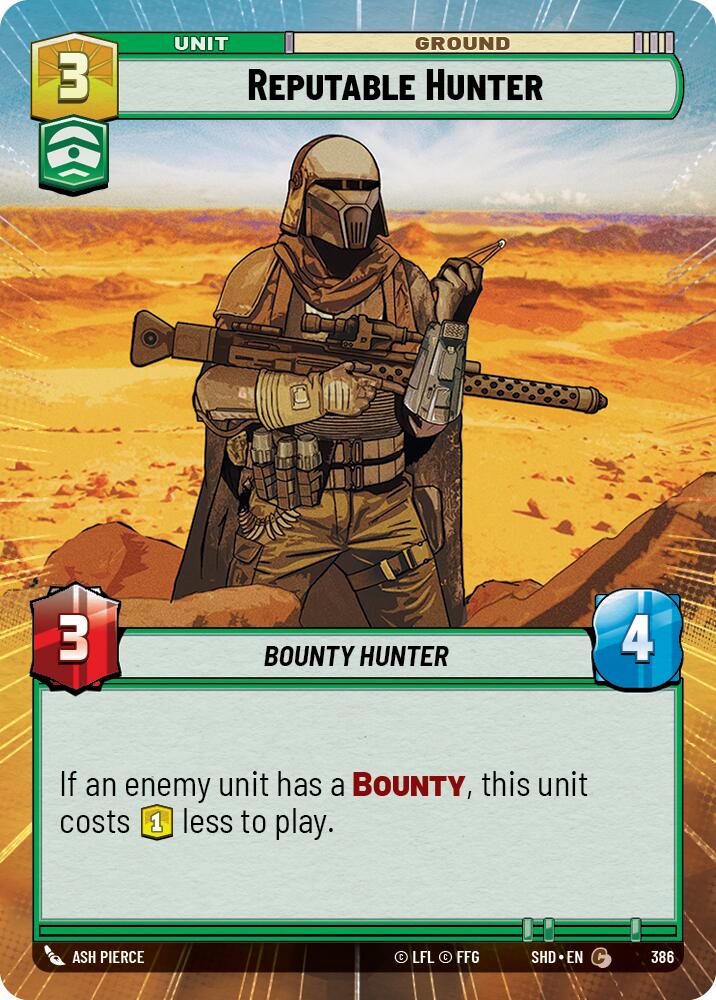 Reputable Hunter (386) (Hyperspace) (386) [Shadows of the Galaxy] | Deep Dive Games St. Marys
