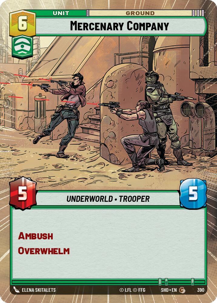 Mercenary Company (390) (Hyperspace) (390) [Shadows of the Galaxy] | Deep Dive Games St. Marys
