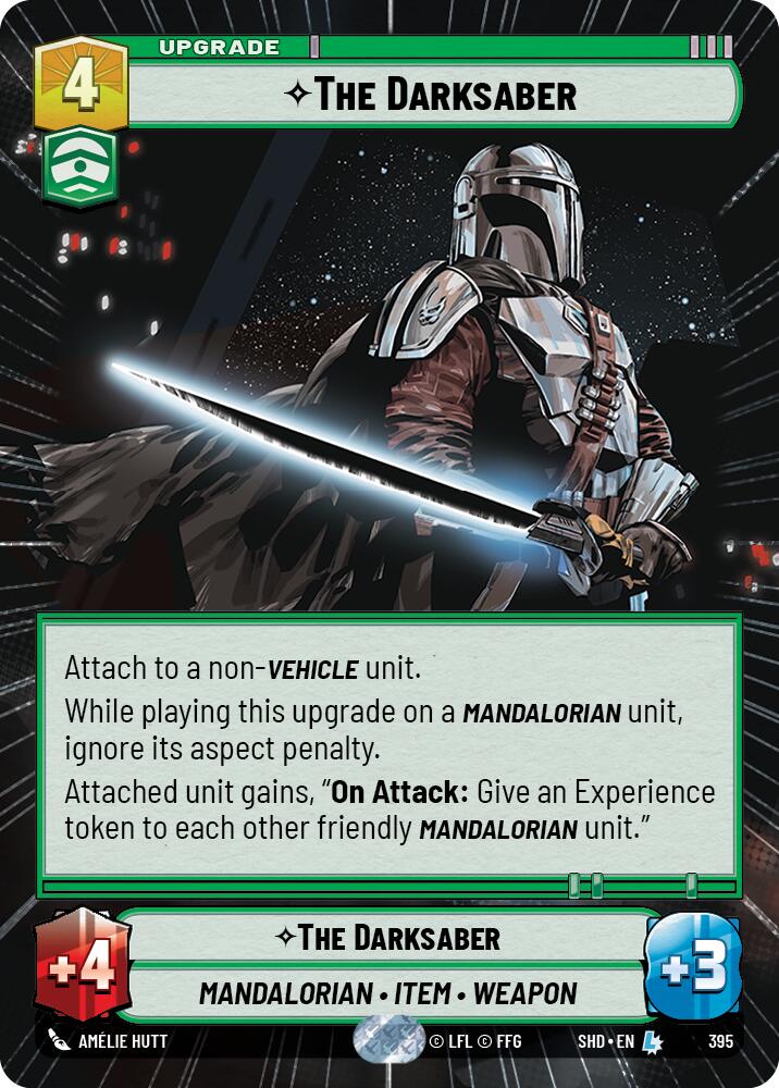 The Darksaber (395) (Hyperspace) (395) [Shadows of the Galaxy] | Deep Dive Games St. Marys