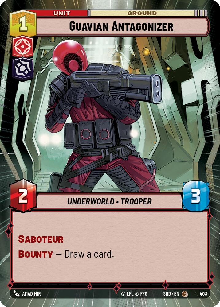Guavian Antagonizer (403) (Hyperspace) (403) [Shadows of the Galaxy] | Deep Dive Games St. Marys