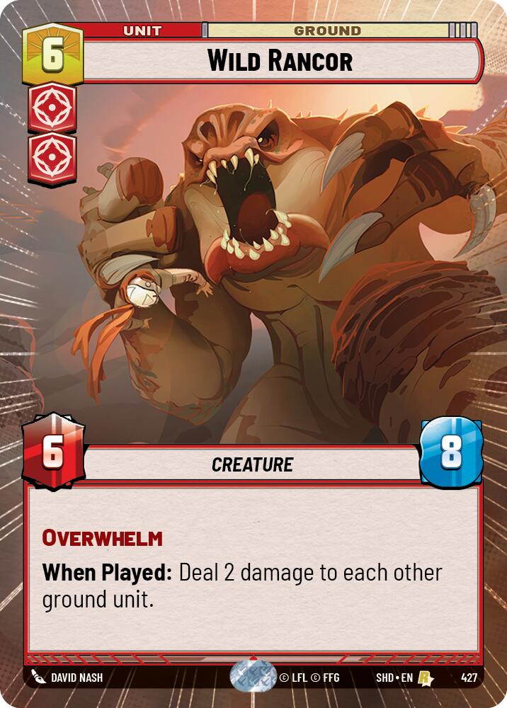 Wild Rancor (427) (Hyperspace) (427) [Shadows of the Galaxy] | Deep Dive Games St. Marys