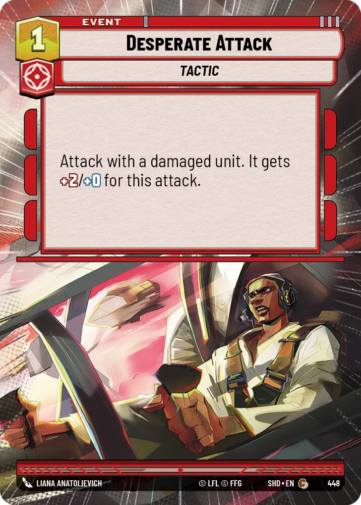 Desperate Attack (448) (Hyperspace) (448) [Shadows of the Galaxy] | Deep Dive Games St. Marys