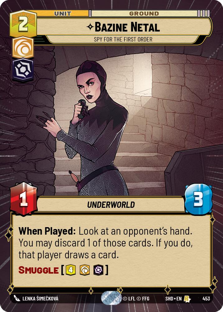 Bazine Netal - Spy for the First Order (453) (Hyperspace) (453) [Shadows of the Galaxy] | Deep Dive Games St. Marys