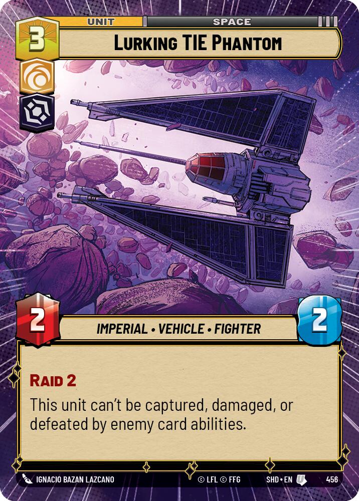 Lurking TIE Phantom (456) (Hyperspace) (456) [Shadows of the Galaxy] | Deep Dive Games St. Marys