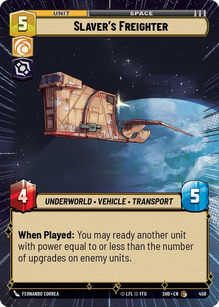 Slaver's Freighter (458) (Hyperspace) (458) [Shadows of the Galaxy] | Deep Dive Games St. Marys