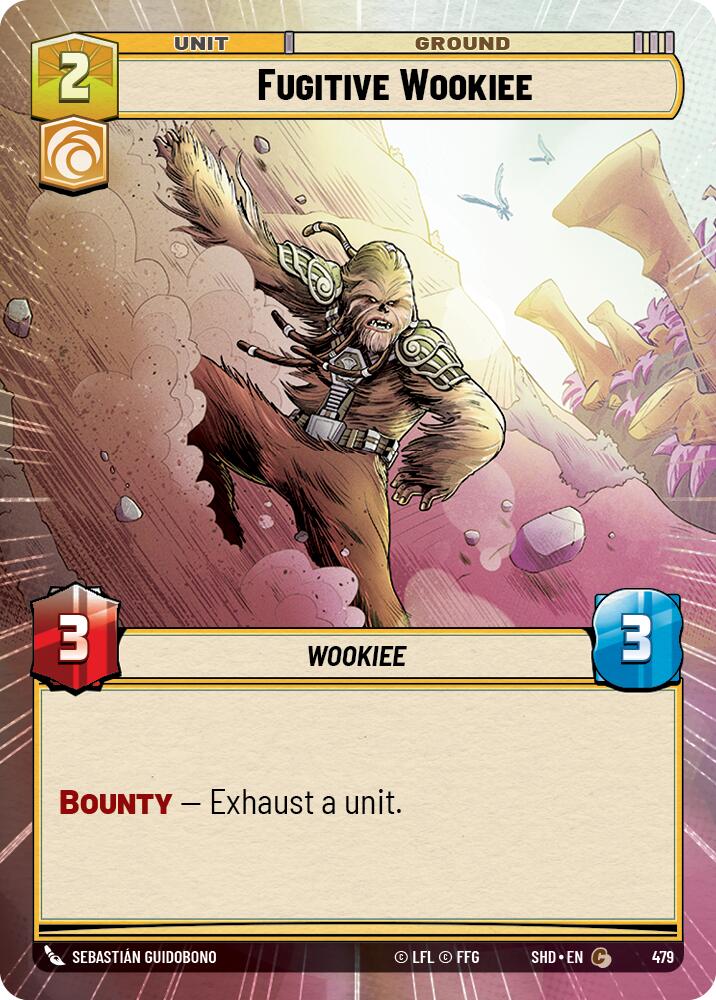 Fugitive Wookiee (479) (Hyperspace) (479) [Shadows of the Galaxy] | Deep Dive Games St. Marys