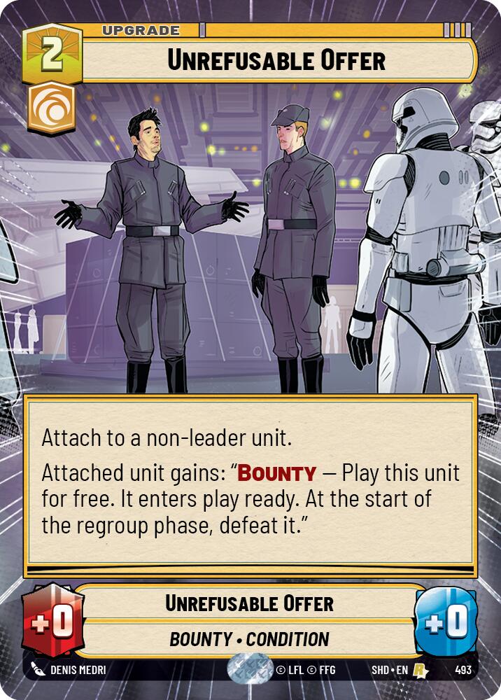 Unrefusable Offer (493) (Hyperspace) (493) [Shadows of the Galaxy] | Deep Dive Games St. Marys