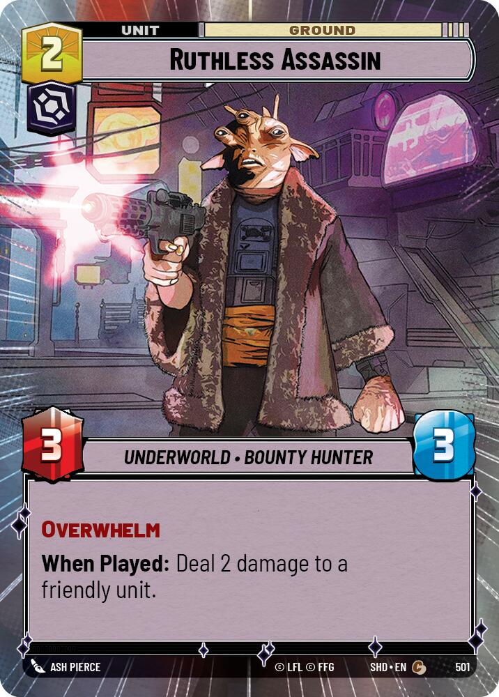 Ruthless Assassin (501) (Hyperspace) (501) [Shadows of the Galaxy] | Deep Dive Games St. Marys