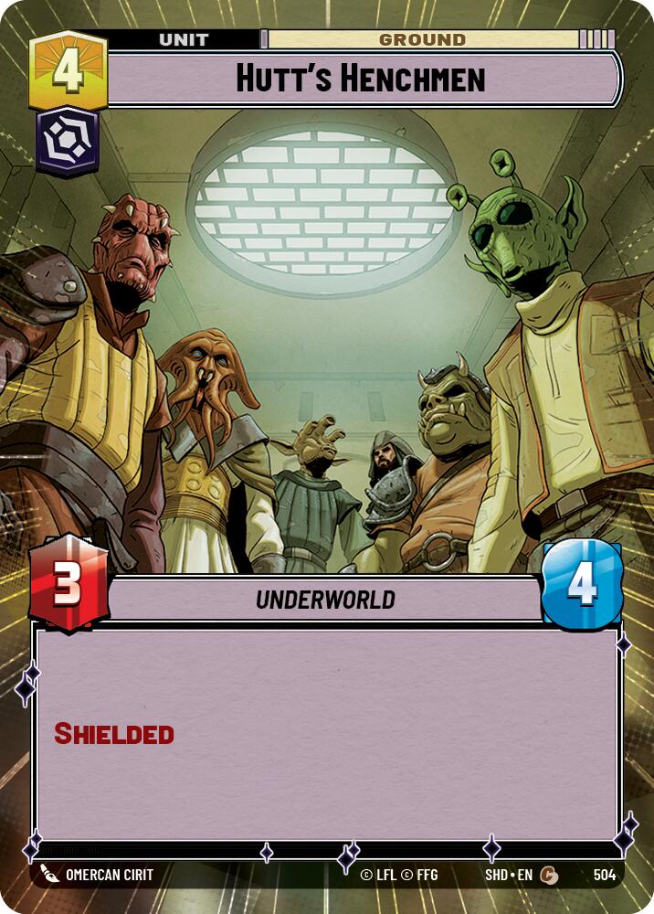 Hutt's Henchmen (504) (Hyperspace) (504) [Shadows of the Galaxy] | Deep Dive Games St. Marys