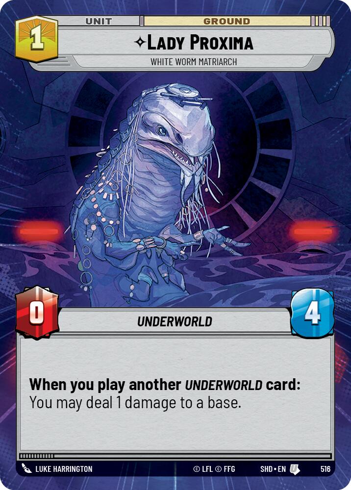 Lady Proxima - White Worm Matriarch (516) (Hyperspace) (516) [Shadows of the Galaxy] | Deep Dive Games St. Marys