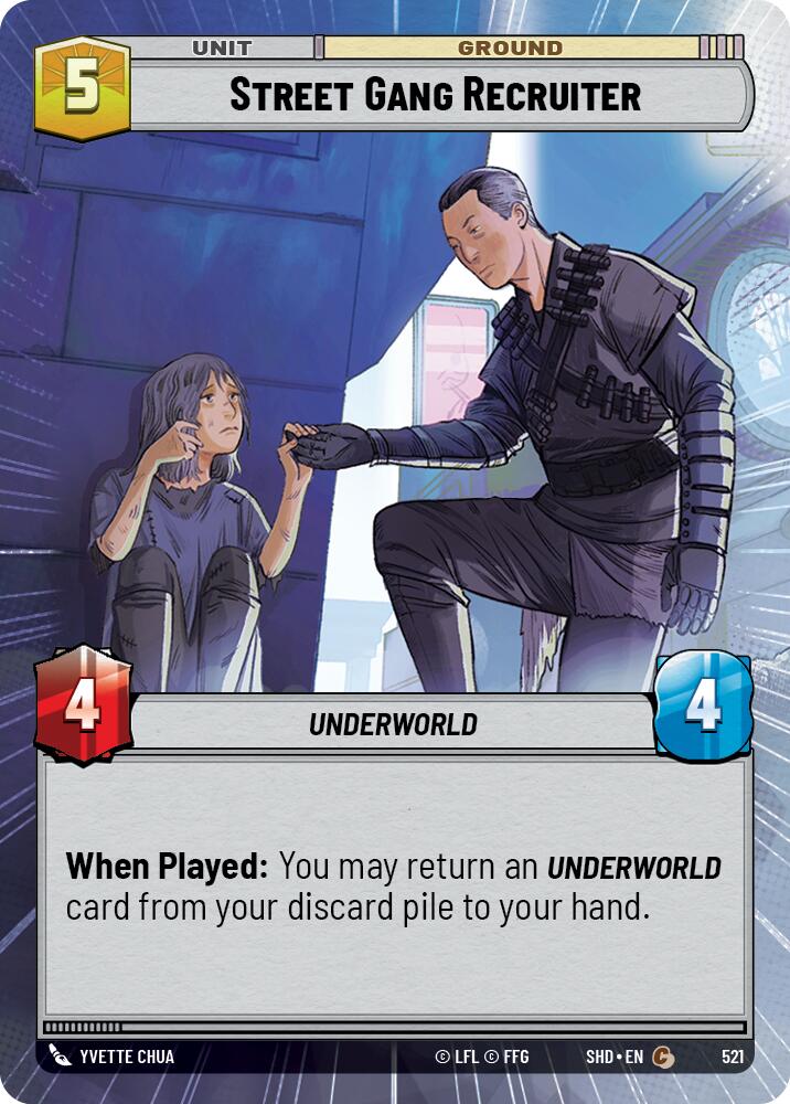 Street Gang Recruiter (521) (Hyperspace) (521) [Shadows of the Galaxy] | Deep Dive Games St. Marys