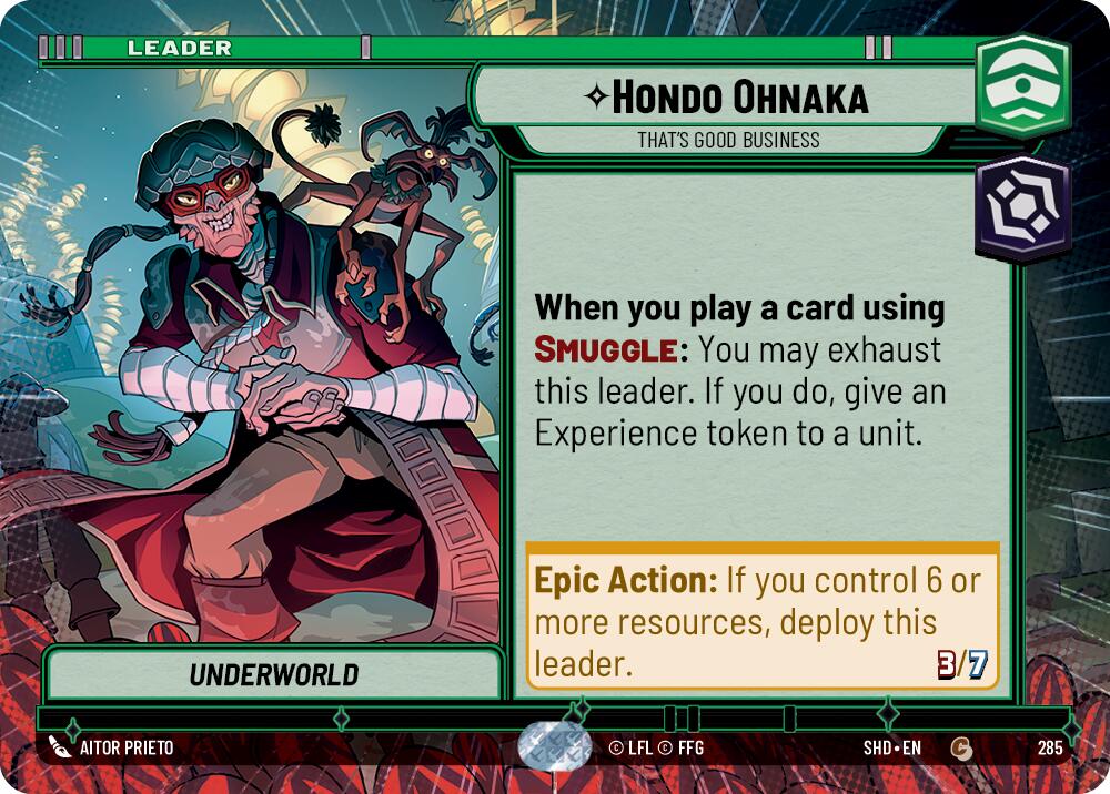 Hondo Ohnaka - That's Good Business (285) (Hyperspace) (285) [Shadows of the Galaxy] | Deep Dive Games St. Marys