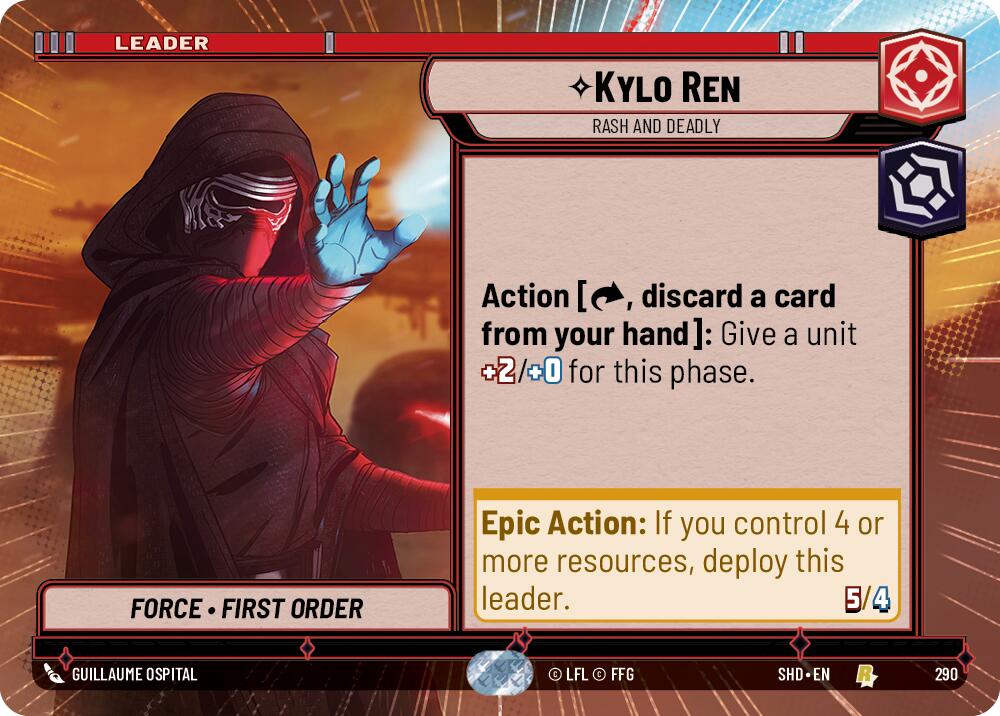 Kylo Ren - Rash and Deadly (Hyperspace) (290) [Shadows of the Galaxy] | Deep Dive Games St. Marys