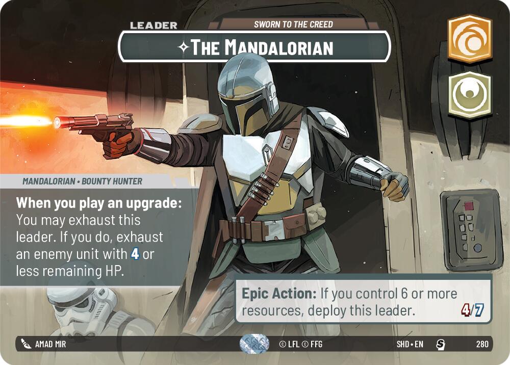 The Mandalorian - Sworn To The Creed (280) (Showcase) (280) [Shadows of the Galaxy] | Deep Dive Games St. Marys