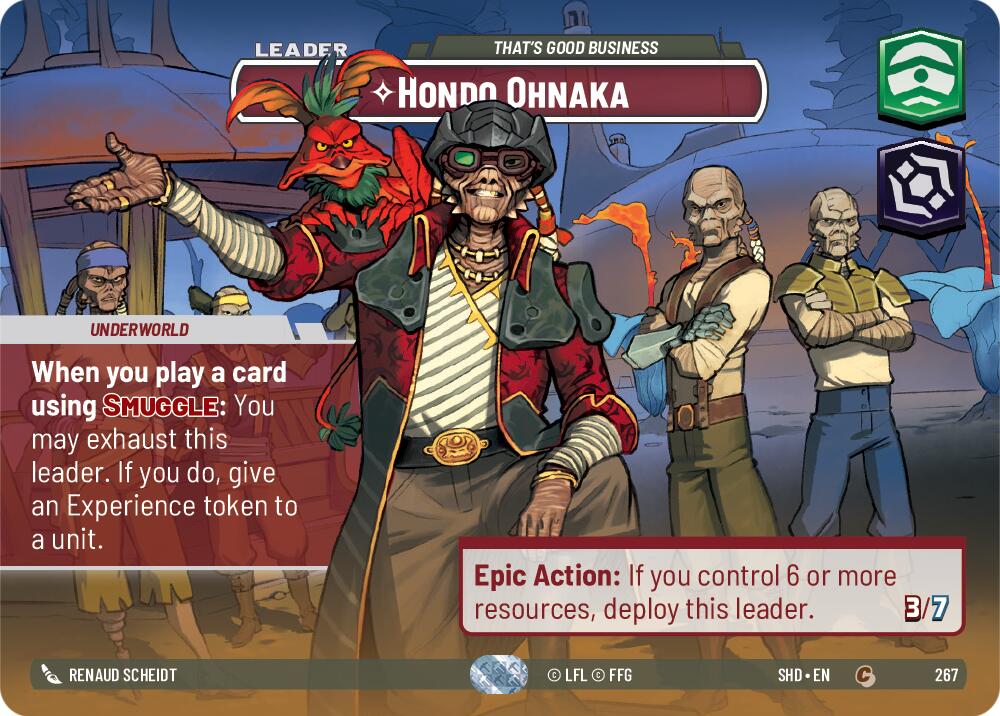 Hondo Ohnaka - That's Good Business (267) (Showcase) (267) [Shadows of the Galaxy] | Deep Dive Games St. Marys