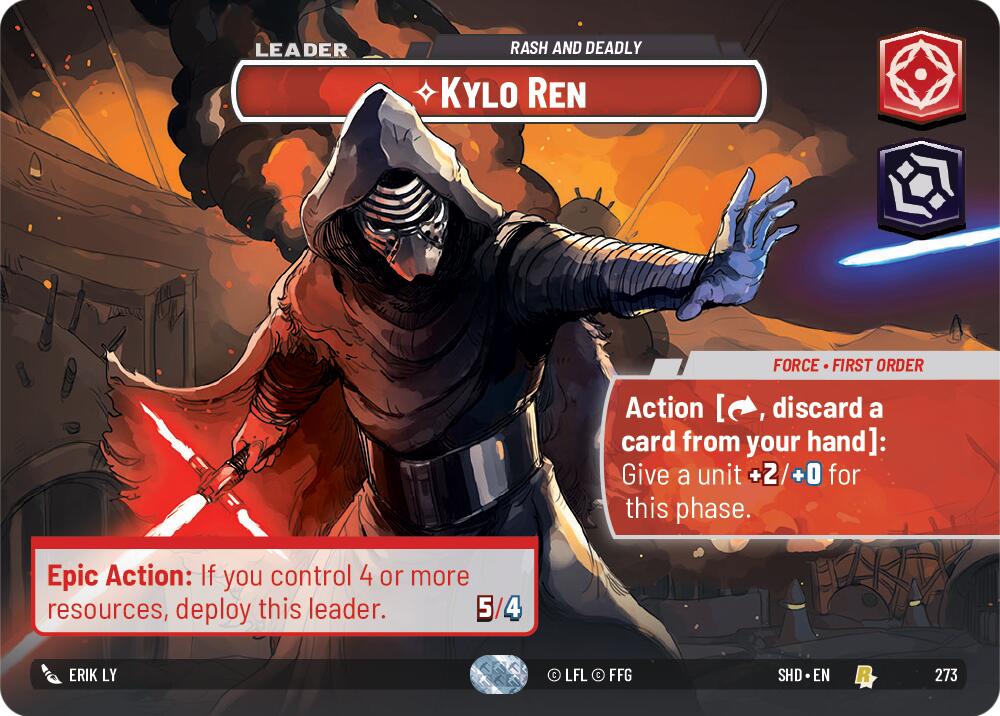 Kylo Ren - Rash and Deadly (273) (Showcase) (273) [Shadows of the Galaxy] | Deep Dive Games St. Marys