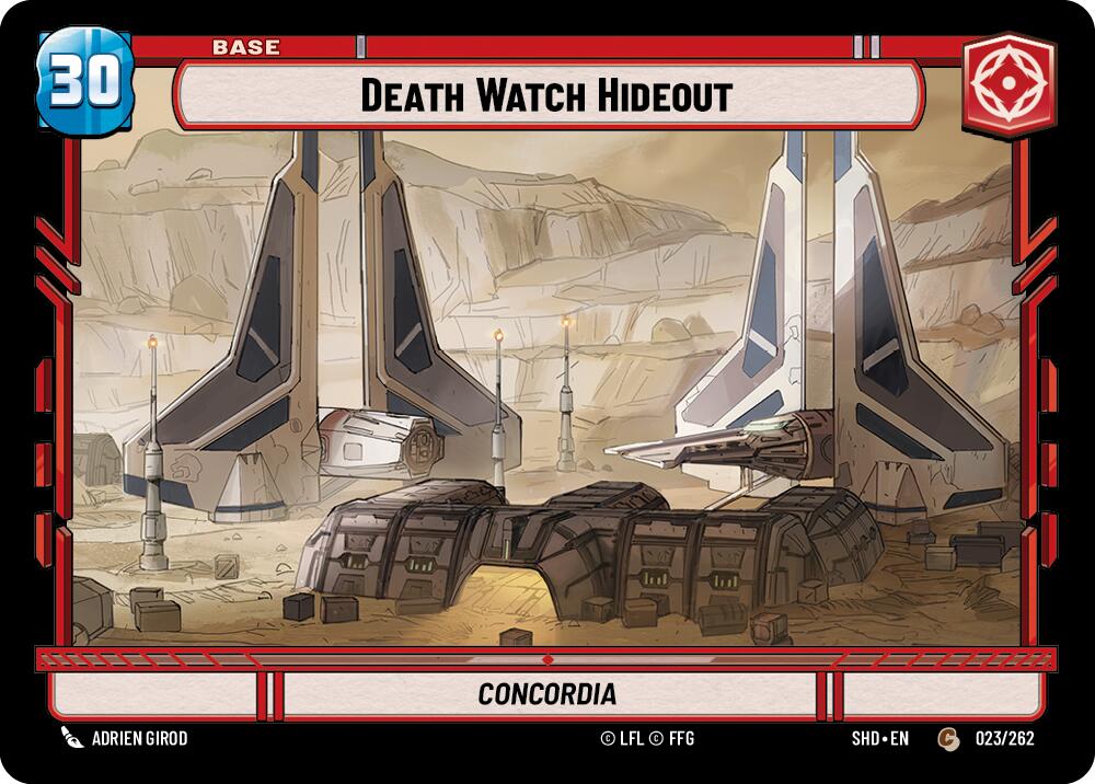 Death Watch Hideout // Shield (023 // T02) (023 // T02) [Shadows of the Galaxy] | Deep Dive Games St. Marys