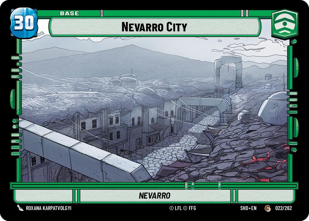 Nevarro City // Shield (022 // T02) (022 // T02) [Shadows of the Galaxy] | Deep Dive Games St. Marys