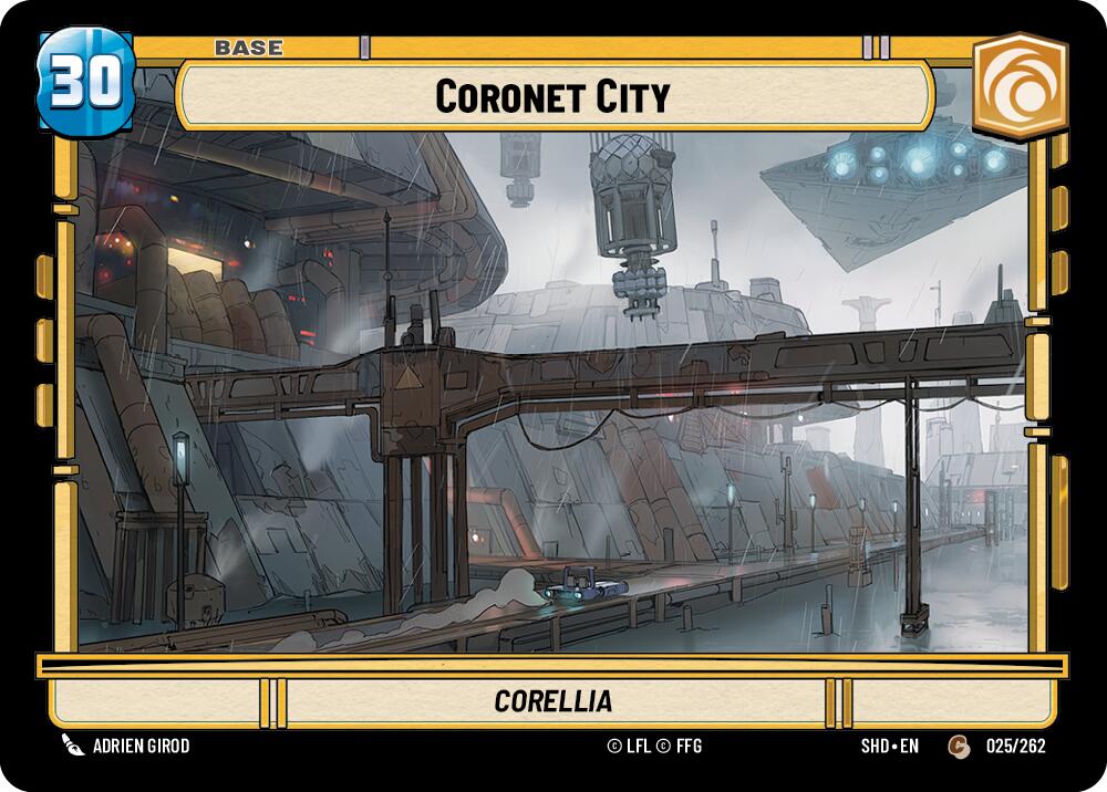 Coronet City // Shield (025 // T02) [Shadows of the Galaxy] | Deep Dive Games St. Marys