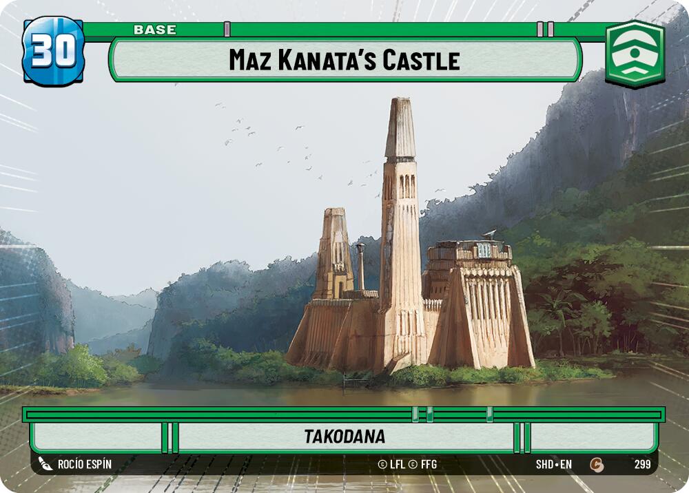 Maz Kanata's Castle // Shield (299 // T04) (Hyperspace) (299 // T04) [Shadows of the Galaxy] | Deep Dive Games St. Marys