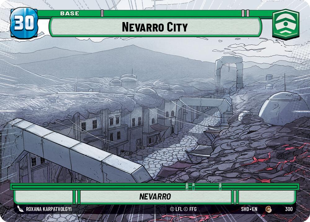 Nevarro City // Shield (300 // T04) (Hyperspace) (300 // T04) [Shadows of the Galaxy] | Deep Dive Games St. Marys