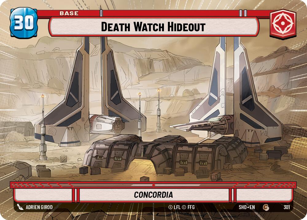 Death Watch Hideout // Shield (301 // T04) (Hyperspace) (301 // T04) [Shadows of the Galaxy] | Deep Dive Games St. Marys