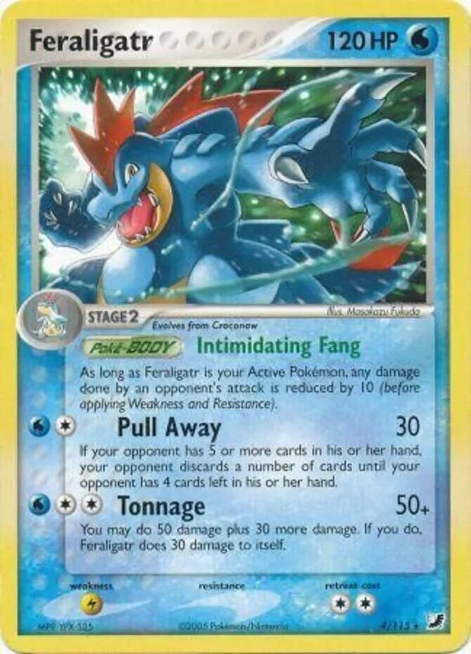 Feraligatr (4/115) (Theme Deck Exclusives) [EX: Unseen Forces] | Deep Dive Games St. Marys