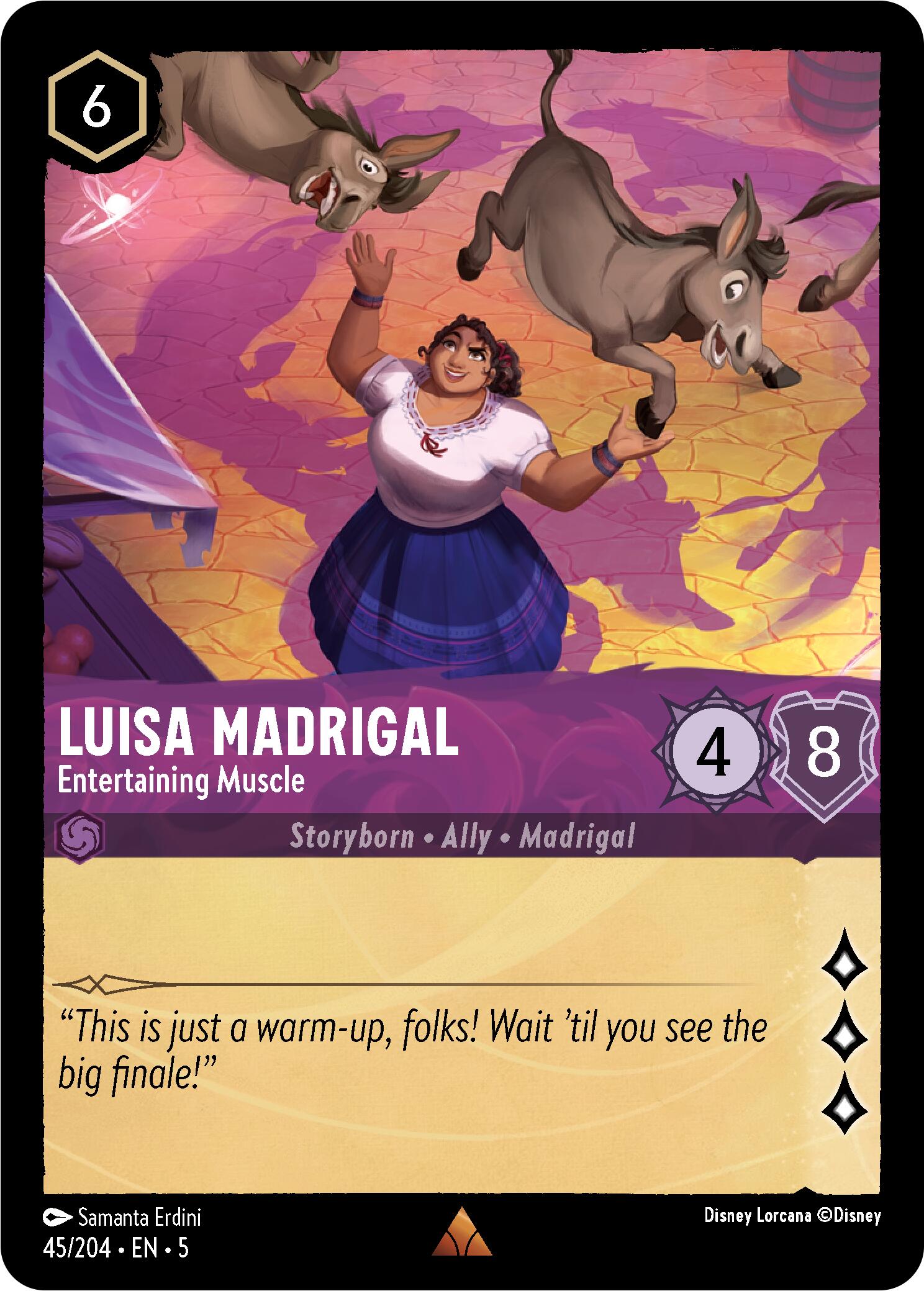 Luisa Madrigal - Entertaining Muscle (45/204) [Shimmering Skies] | Deep Dive Games St. Marys