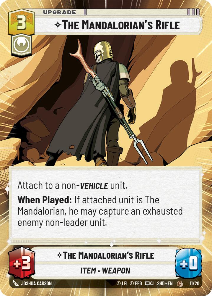 The Mandalorian's Rifle (Hyperspace) (11/20) [Shadows of the Galaxy: Weekly Play] | Deep Dive Games St. Marys