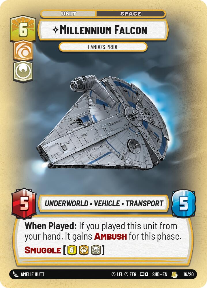 Millennium Falcon - Lando's Pride (16/20) [Shadows of the Galaxy: Weekly Play] | Deep Dive Games St. Marys