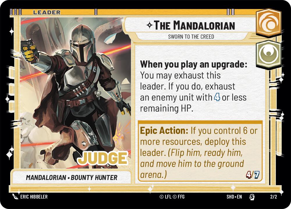 The Mandalorian - Sworn To The Creed (2/2) (Judge Promo) (2/2) [Shadows of the Galaxy Promos] | Deep Dive Games St. Marys