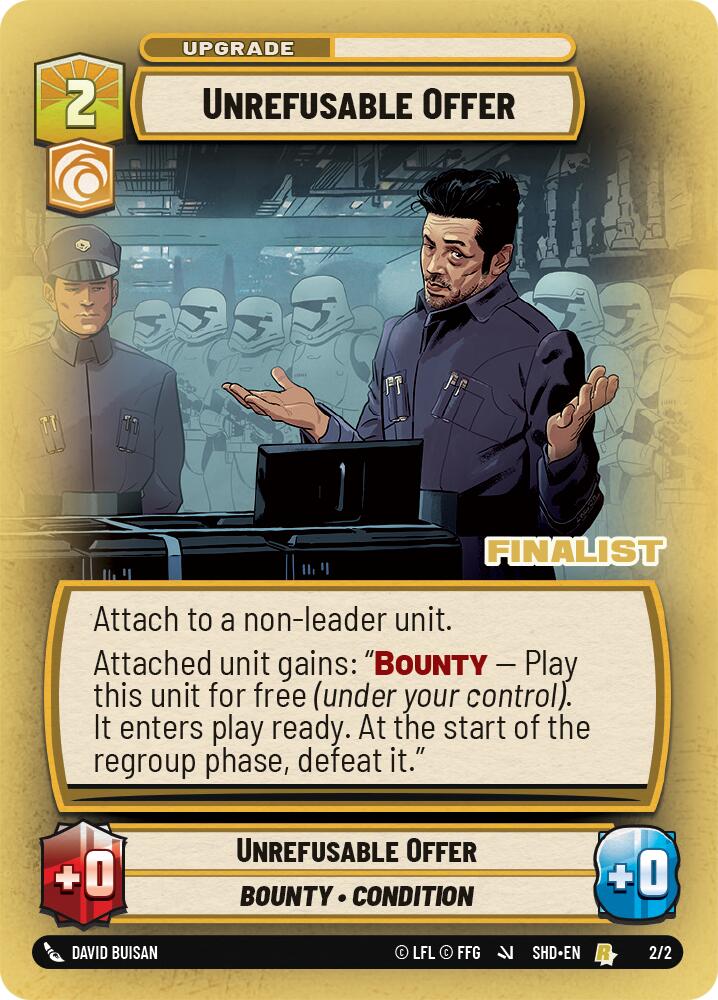 Unrefusable Offer (2/2) (Finalist) (2/2) [Store Showdown Promos] | Deep Dive Games St. Marys
