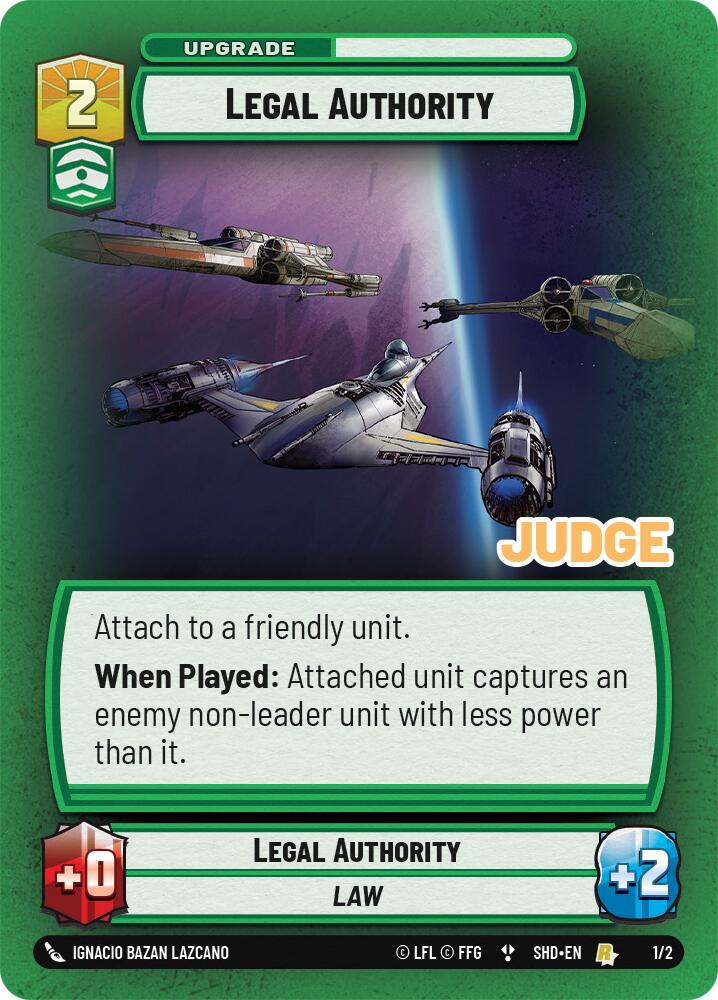 Legal Authority (1/2) (1/2) [Judge Promos] | Deep Dive Games St. Marys