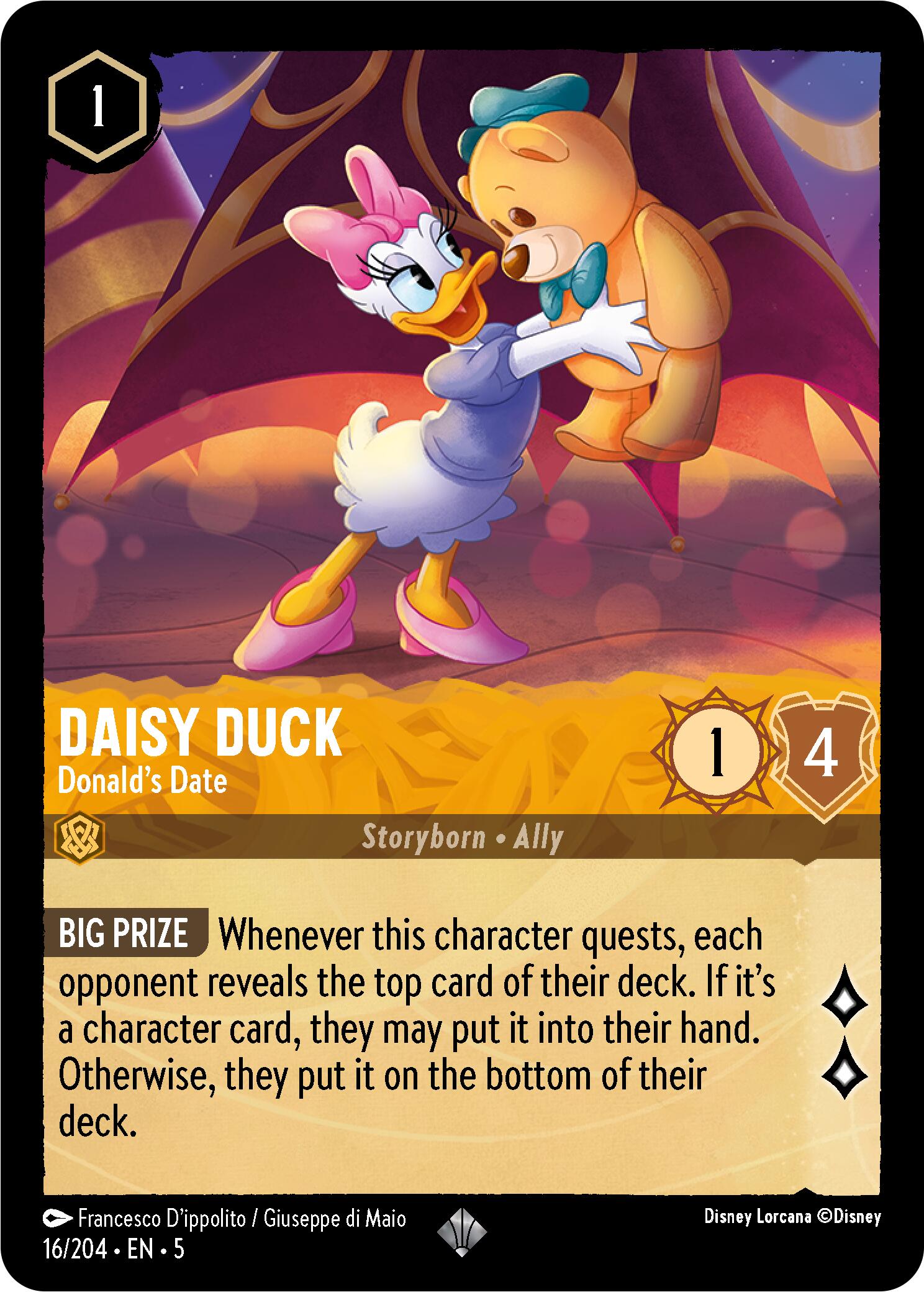 Daisy Duck - Donald's Date (16/204) [Shimmering Skies] | Deep Dive Games St. Marys