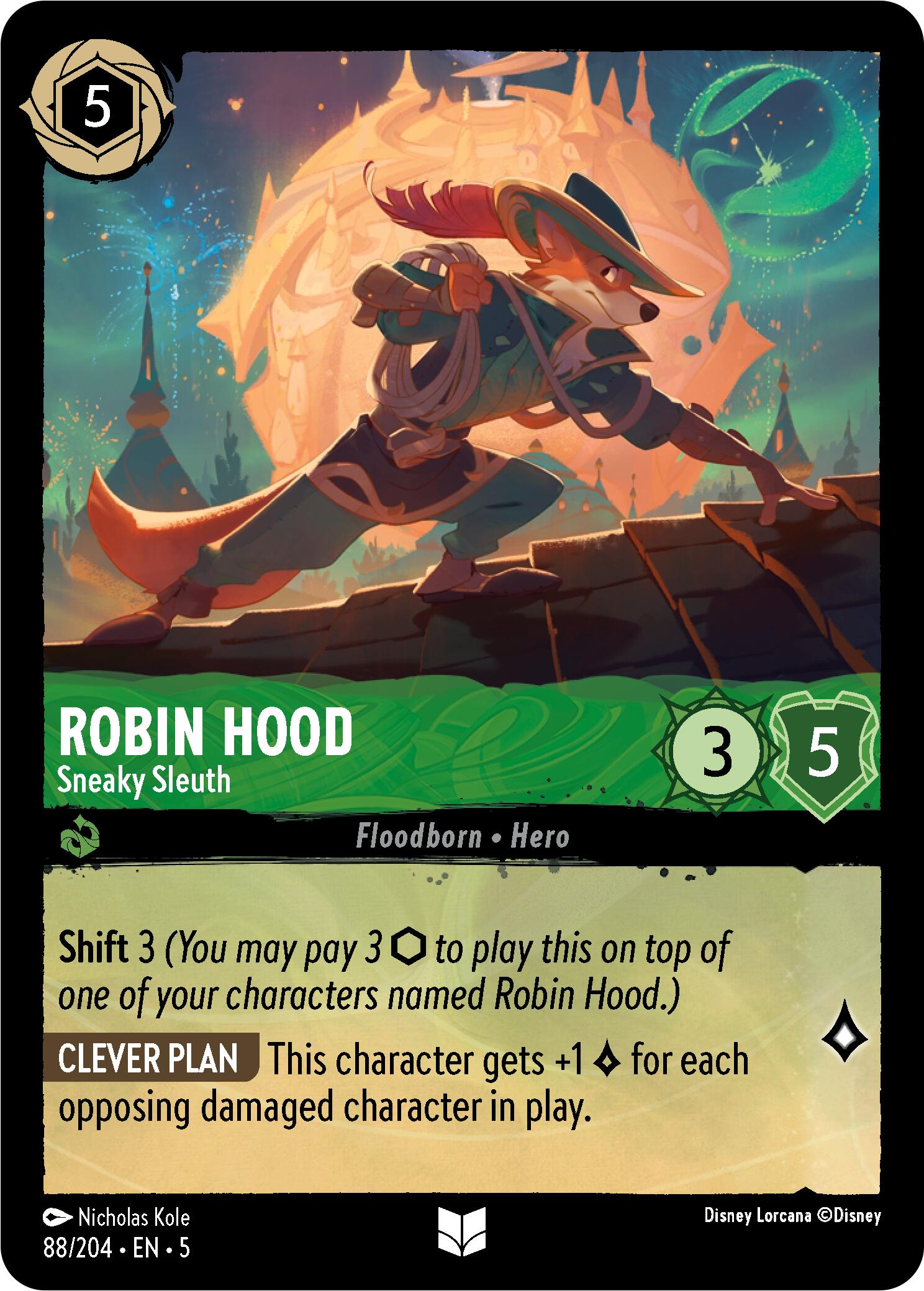 Robin Hood - Sneaky Sleuth (88/204) [Shimmering Skies] | Deep Dive Games St. Marys