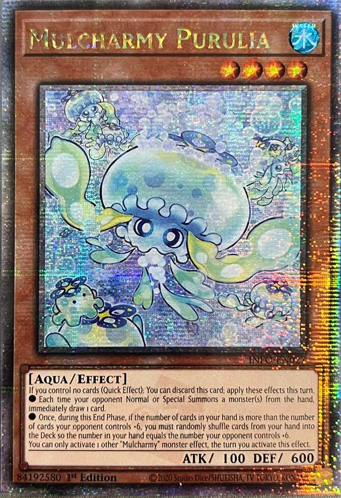 Mulcharmy Purulia (Quarter Century Secret Rare) [INFO-EN027] Quarter Century Secret Rare | Deep Dive Games St. Marys