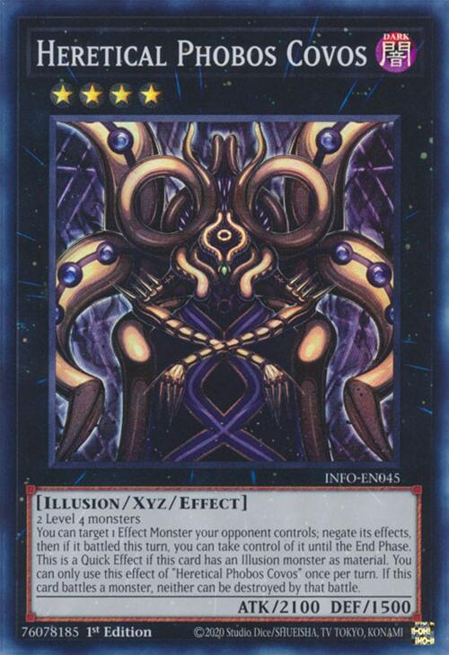 Heretical Phobos Covos [INFO-EN045] Super Rare | Deep Dive Games St. Marys