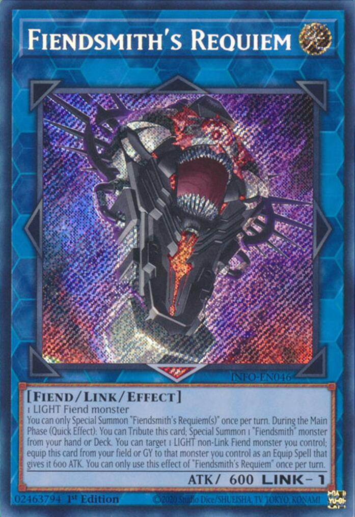 Fiendsmith's Requiem [INFO-EN046] Secret Rare | Deep Dive Games St. Marys