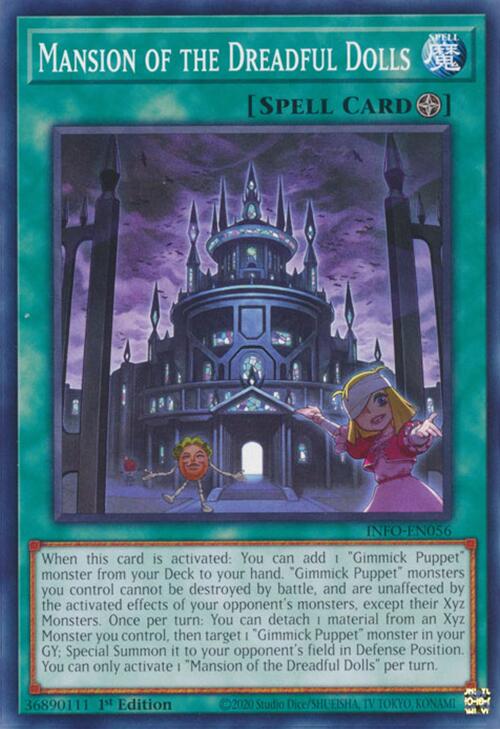 Mansion of the Dreadful Dolls [INFO-EN056] Common | Deep Dive Games St. Marys