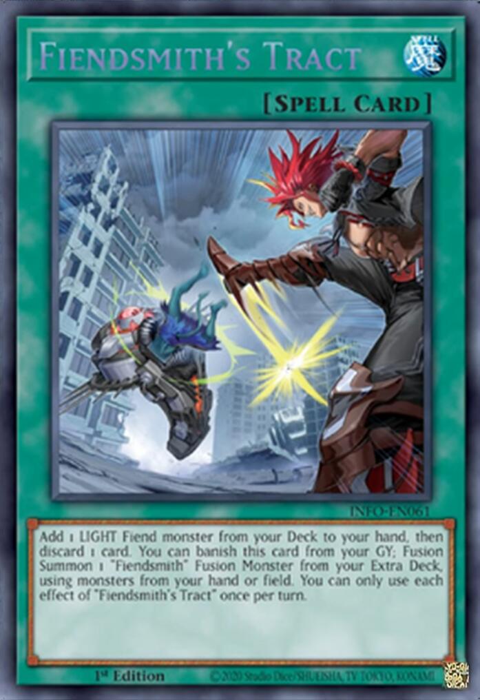 Fiendsmith's Tract [INFO-EN061] Secret Rare | Deep Dive Games St. Marys