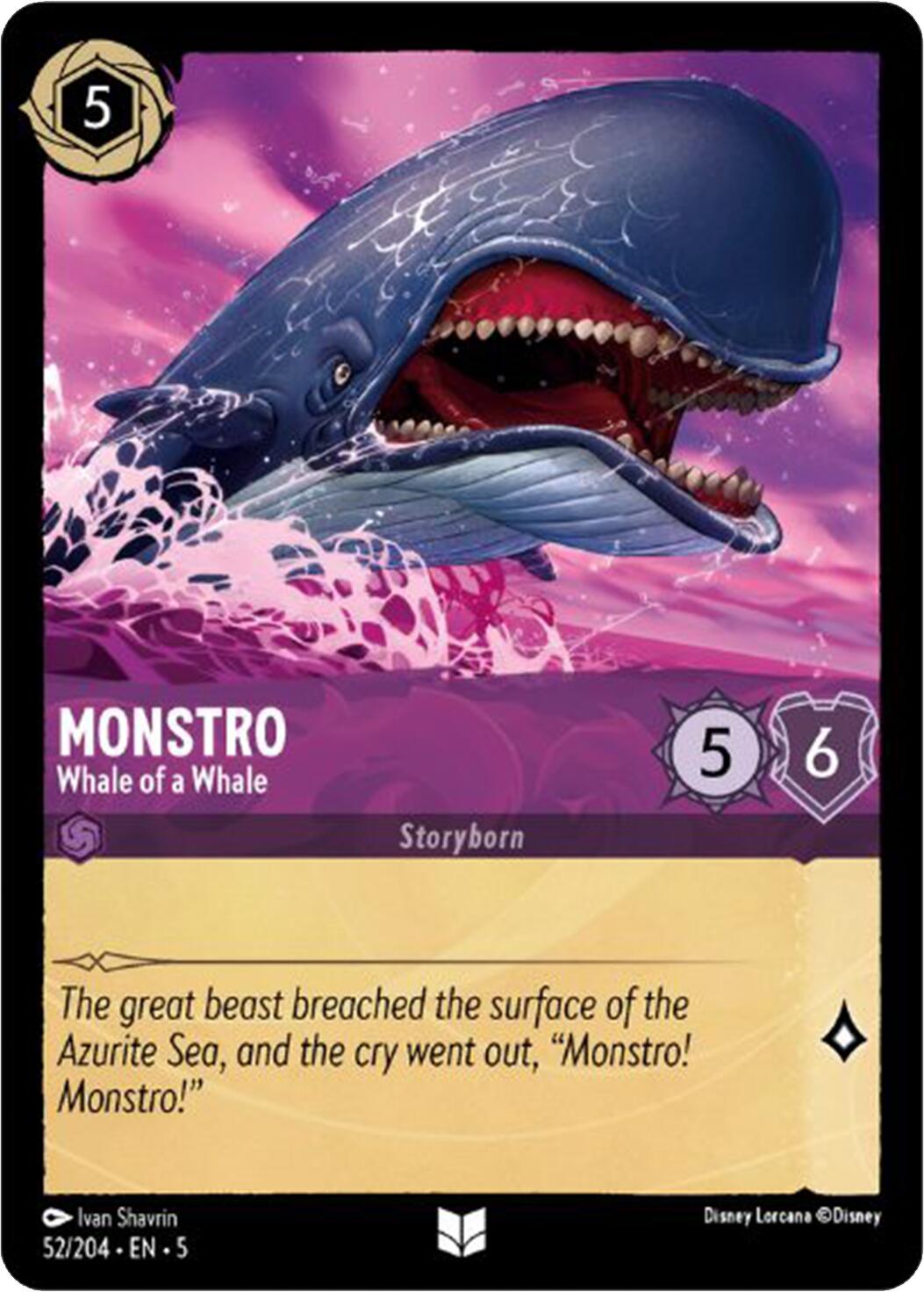 Monstro - Whale of a Whale (52/204) [Shimmering Skies] | Deep Dive Games St. Marys