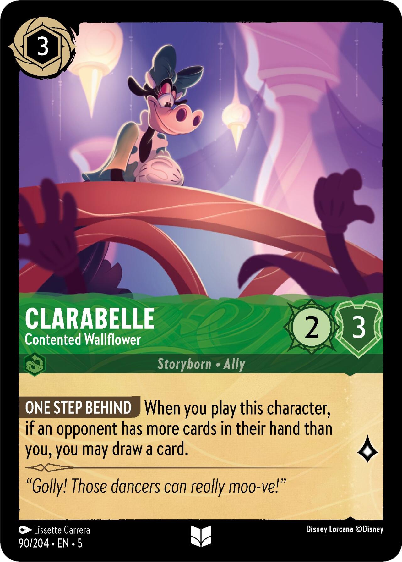 Clarabelle - Contented Wallflower (90/204) [Shimmering Skies] | Deep Dive Games St. Marys