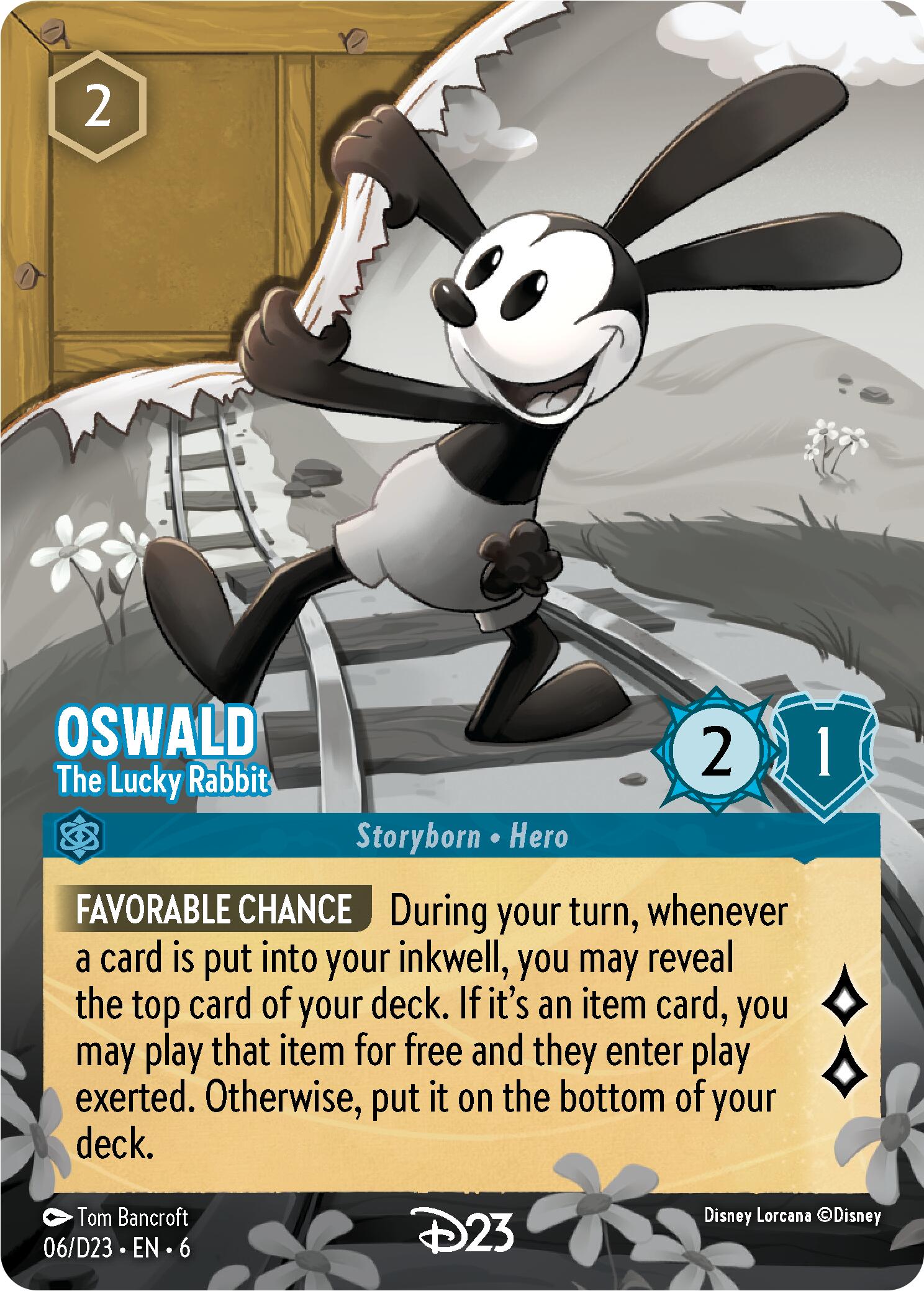 Oswald - The Lucky Rabbit (6) [D23 Promos] | Deep Dive Games St. Marys