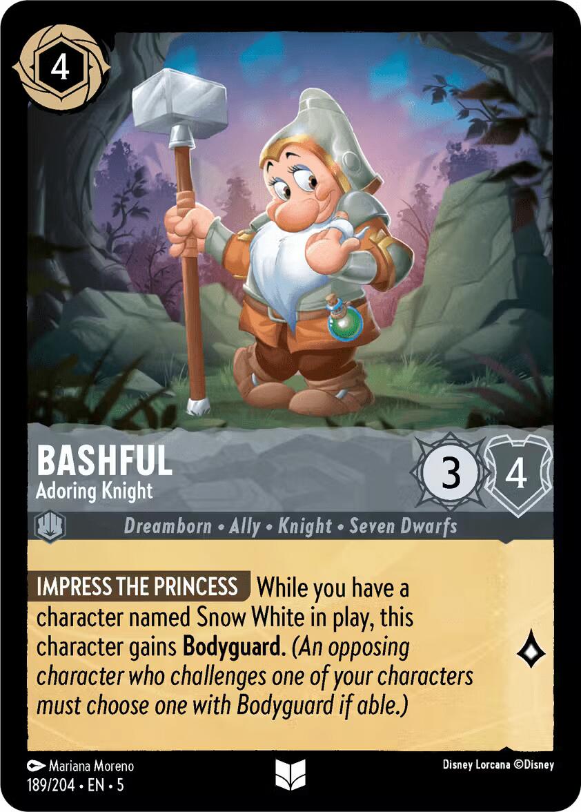 Bashful - Adoring Knight (189/204) [Shimmering Skies] | Deep Dive Games St. Marys
