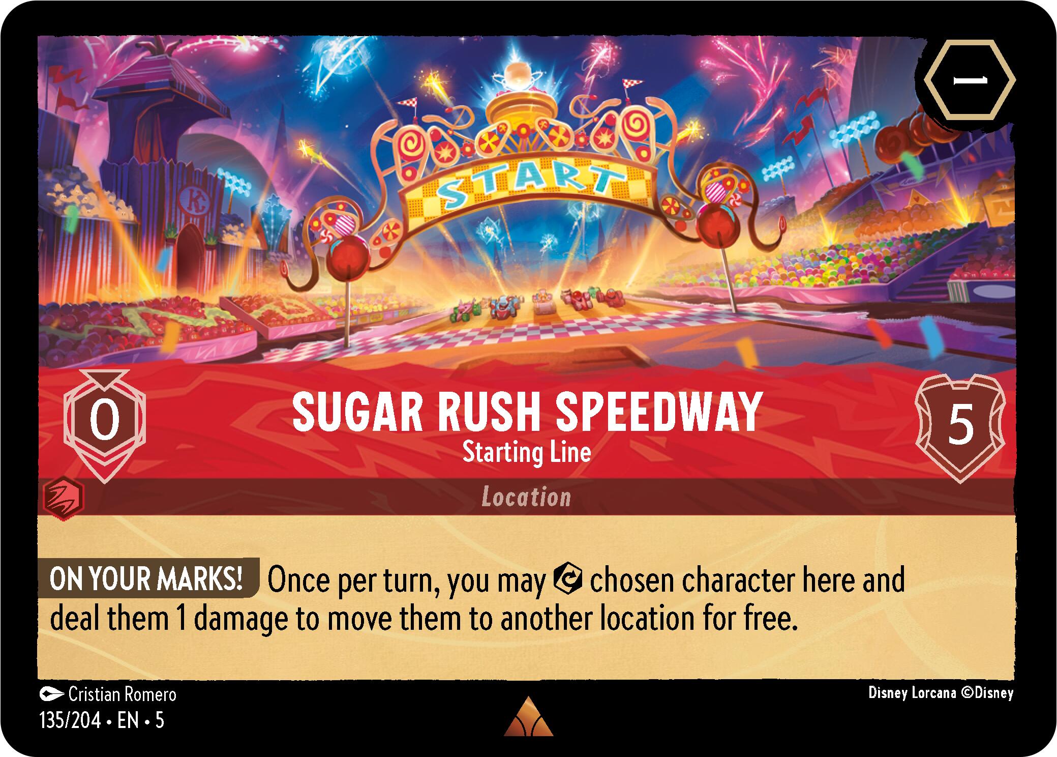 Sugar Rush Speedway - Starting Line (135/204) [Shimmering Skies] | Deep Dive Games St. Marys