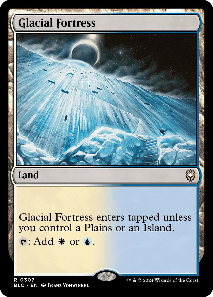 Glacial Fortress [Bloomburrow Commander] | Deep Dive Games St. Marys