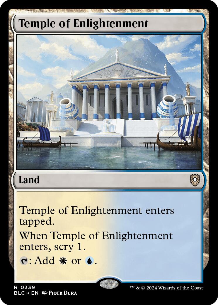 Temple of Enlightenment [Bloomburrow Commander] | Deep Dive Games St. Marys