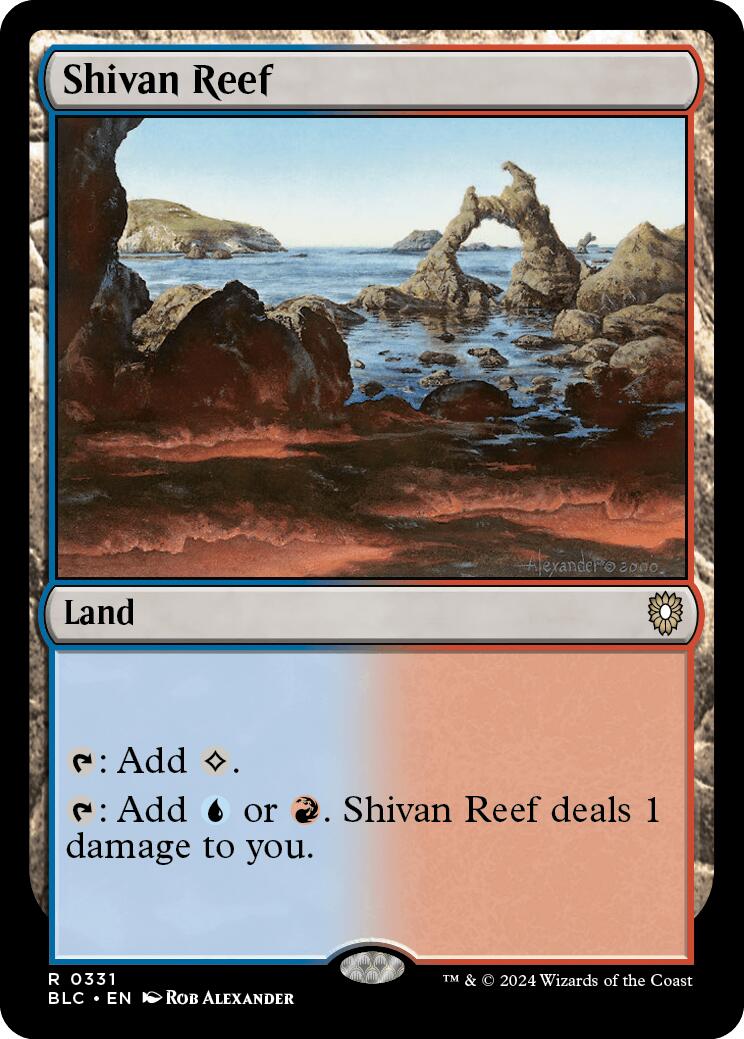 Shivan Reef [Bloomburrow Commander] | Deep Dive Games St. Marys
