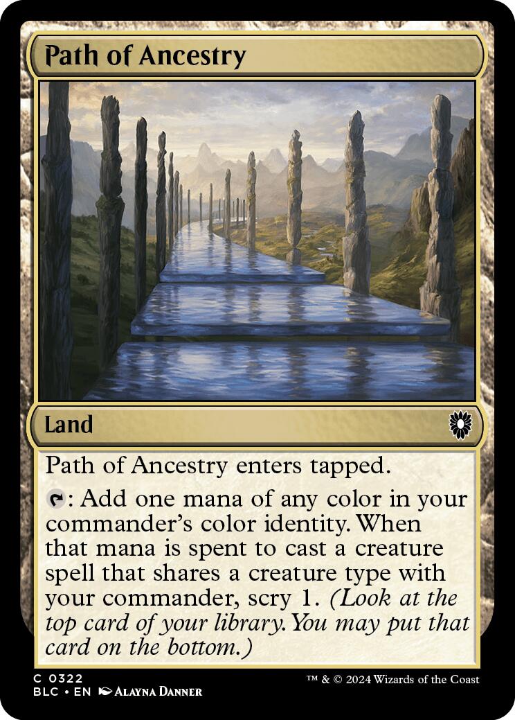 Path of Ancestry [Bloomburrow Commander] | Deep Dive Games St. Marys